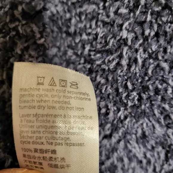 Barefoot Dreams Cozychic Cali Cardigan XL Black Heather