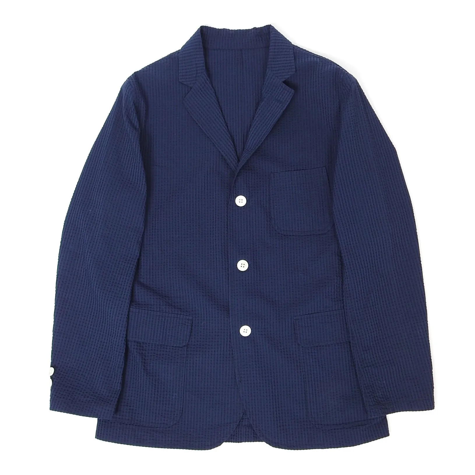 Beams Seersucker Blazer Size Large