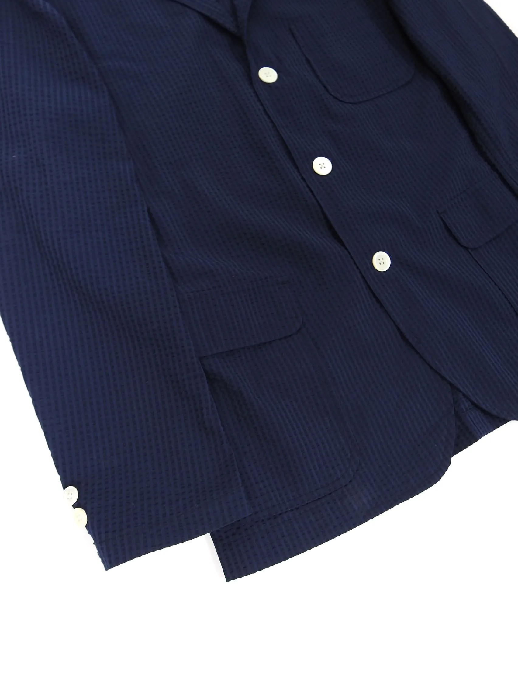 Beams Seersucker Blazer Size Large