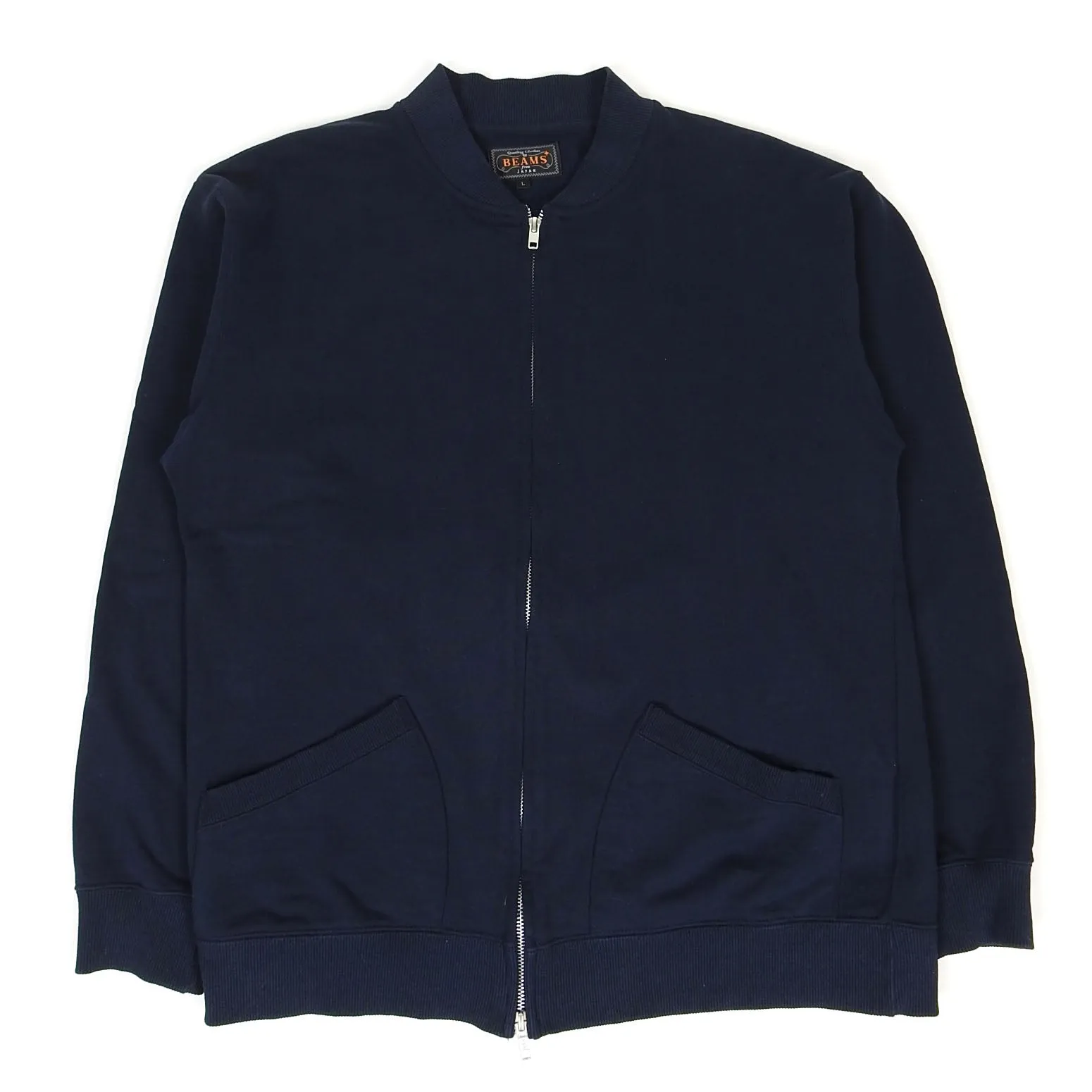Beams  Zip Sweatshirt Size Large