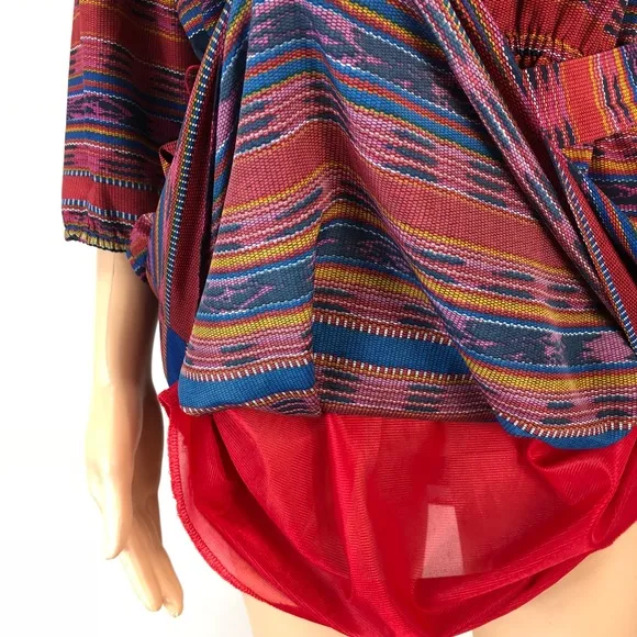 BeBop multicolored large long sleeve dress (#24)