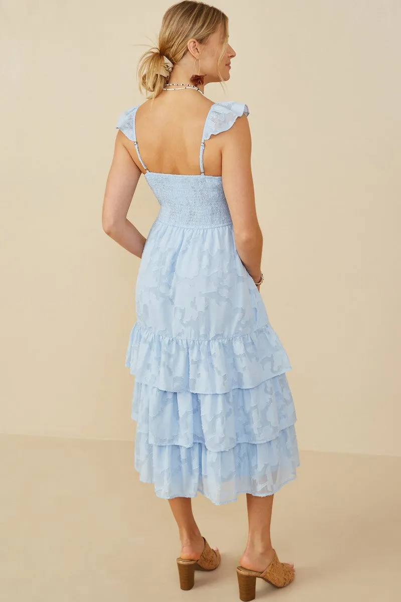 Bella Baby Blue Midi Dress