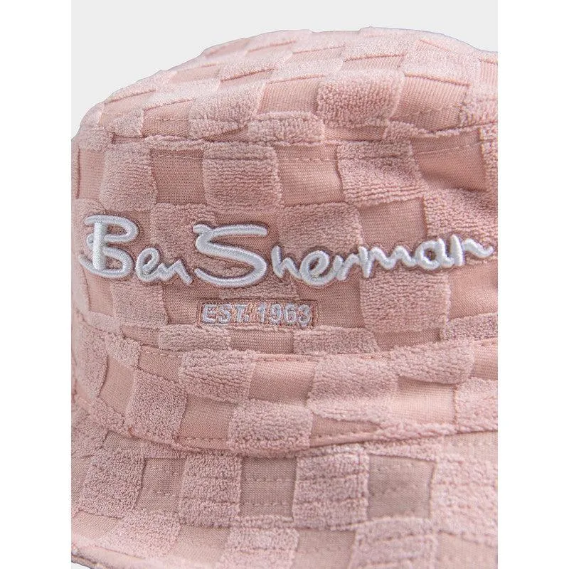Ben Sherman Bucket Hat- Light pink