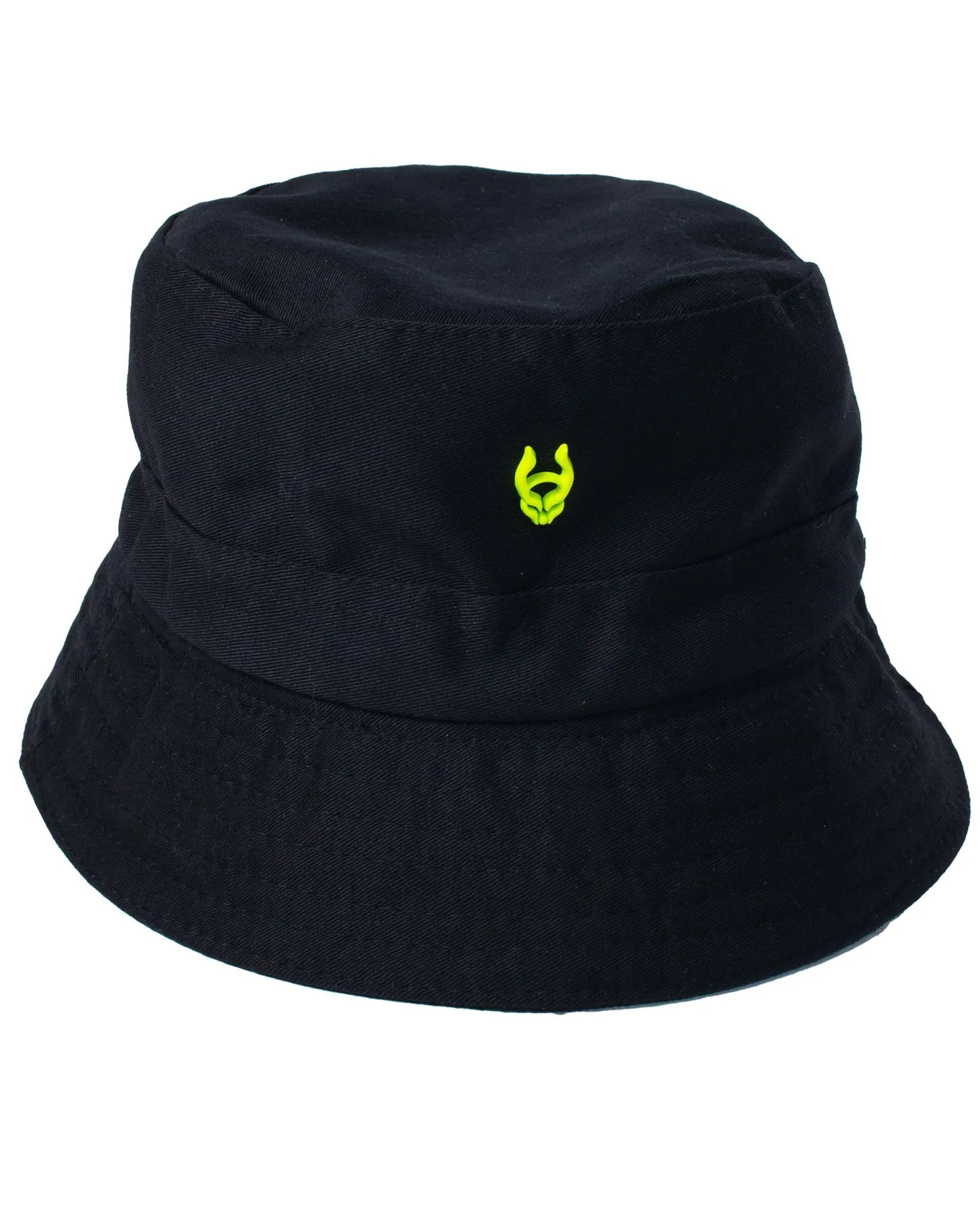 Black Bucket Hat - Mini Metal Logo