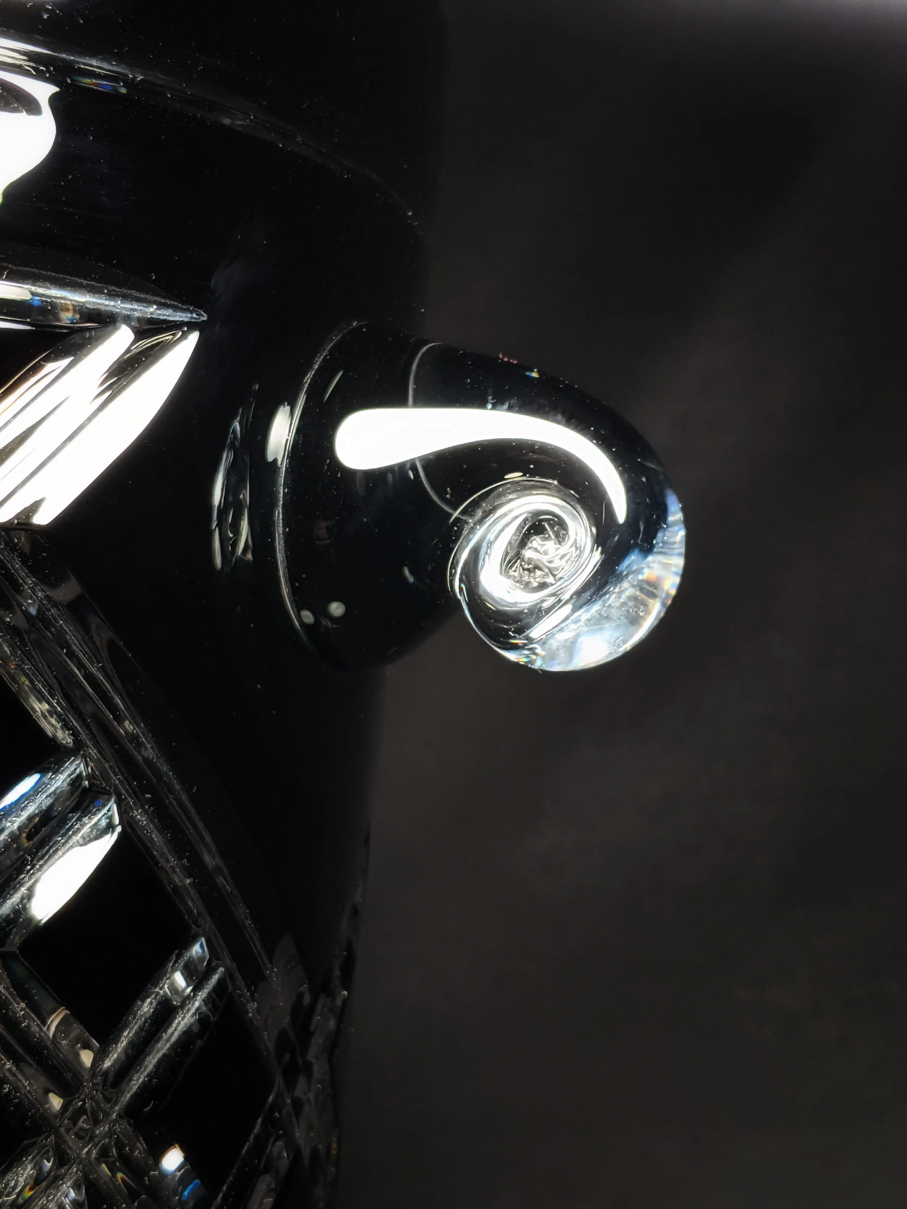 Black Crystal Champagne Ice bucket