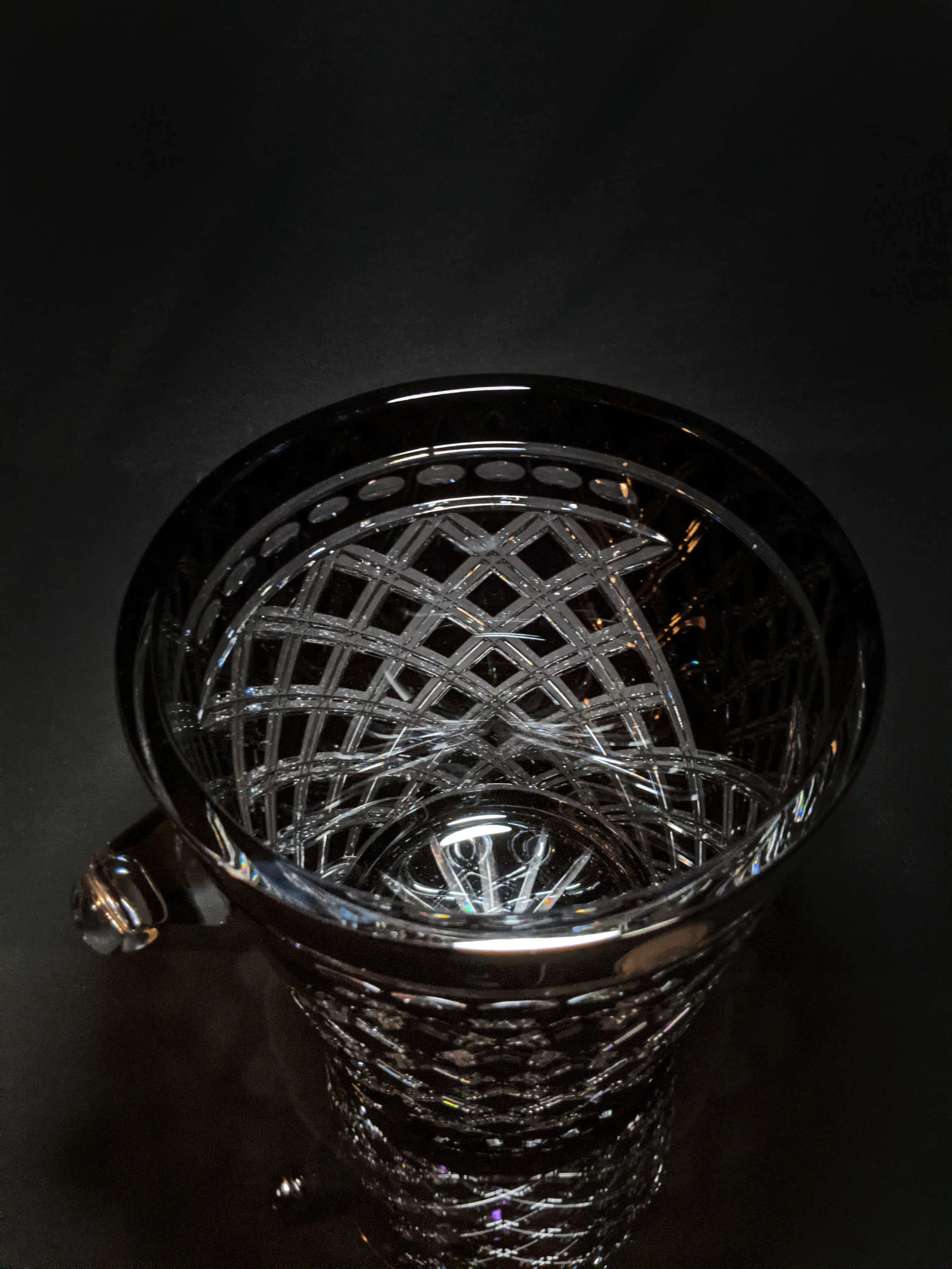 Black Crystal Champagne Ice bucket