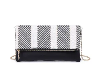 Black Emmie Clutch Handbag | Designer Accessory | She She's Closet