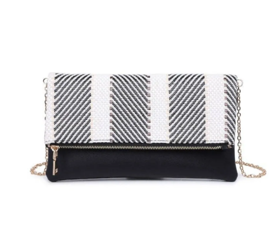 Black Emmie Clutch Handbag | Designer Accessory | She She's Closet