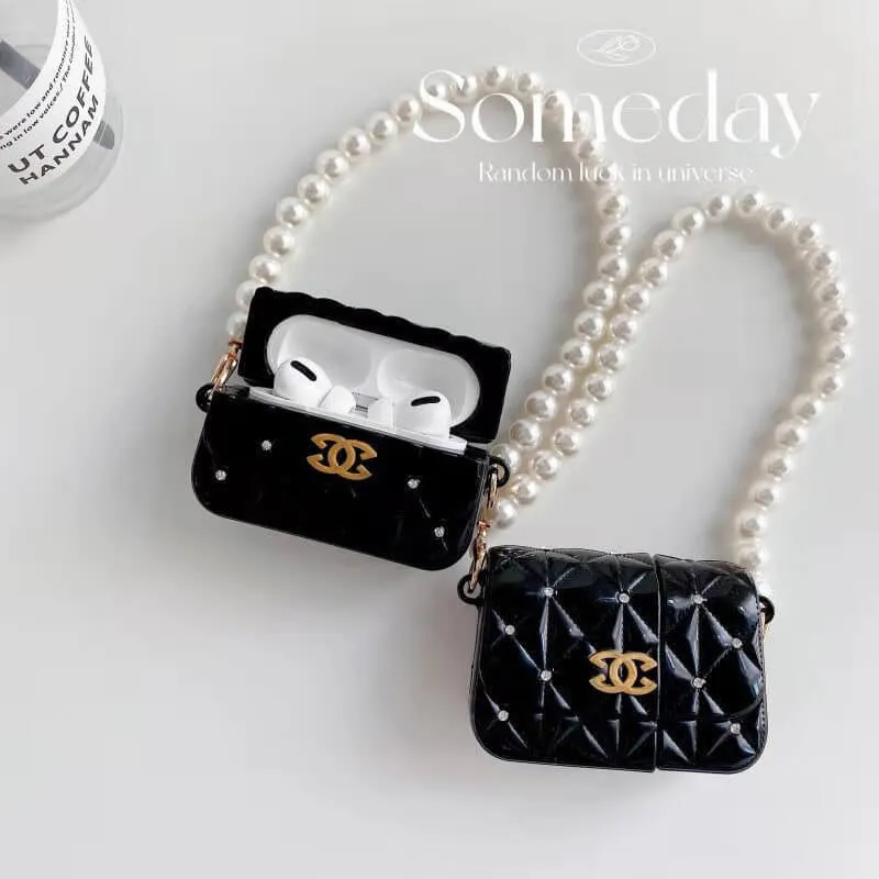 Black Handbag Airpod Case