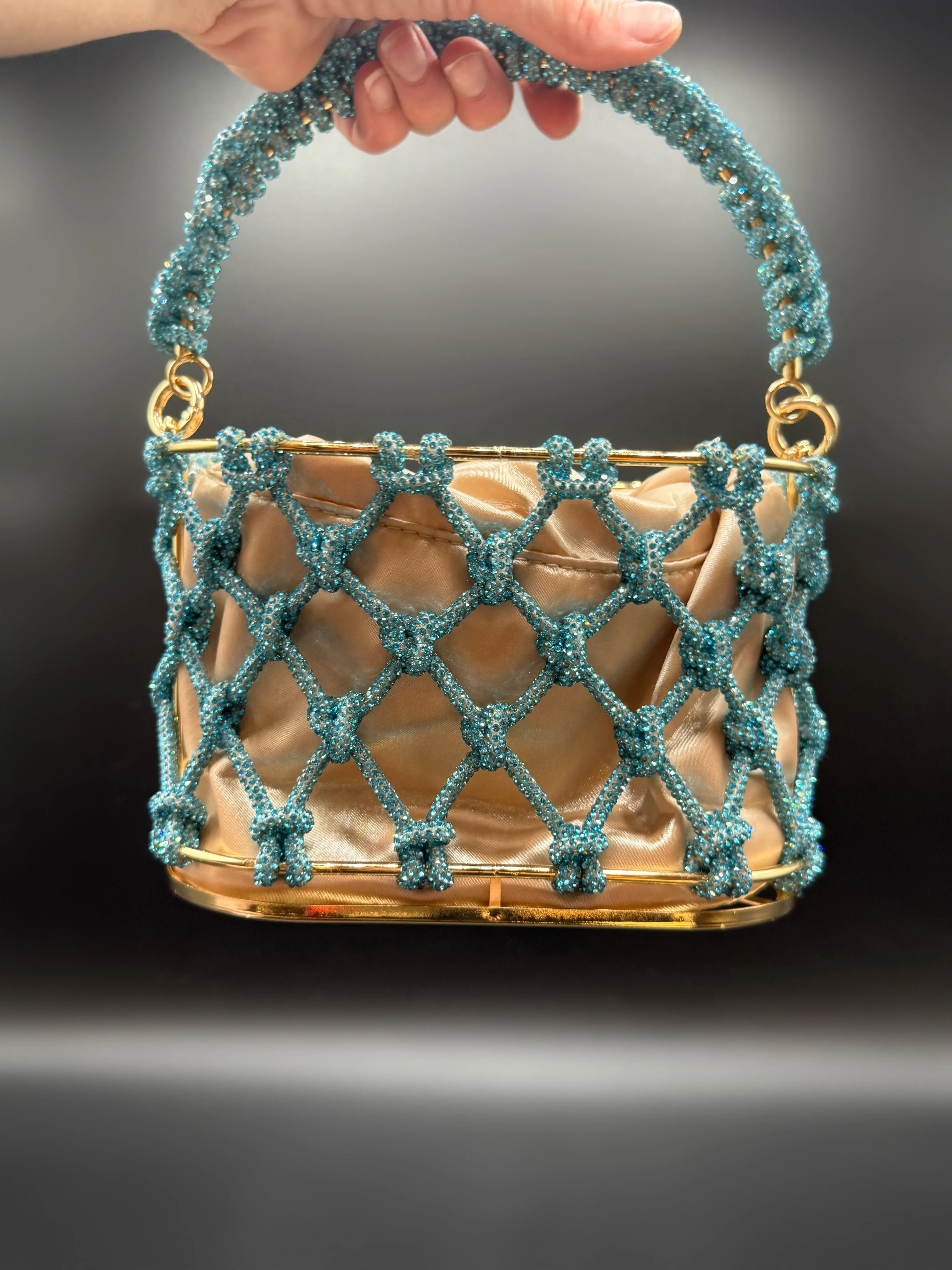 Blue Roped Bucket