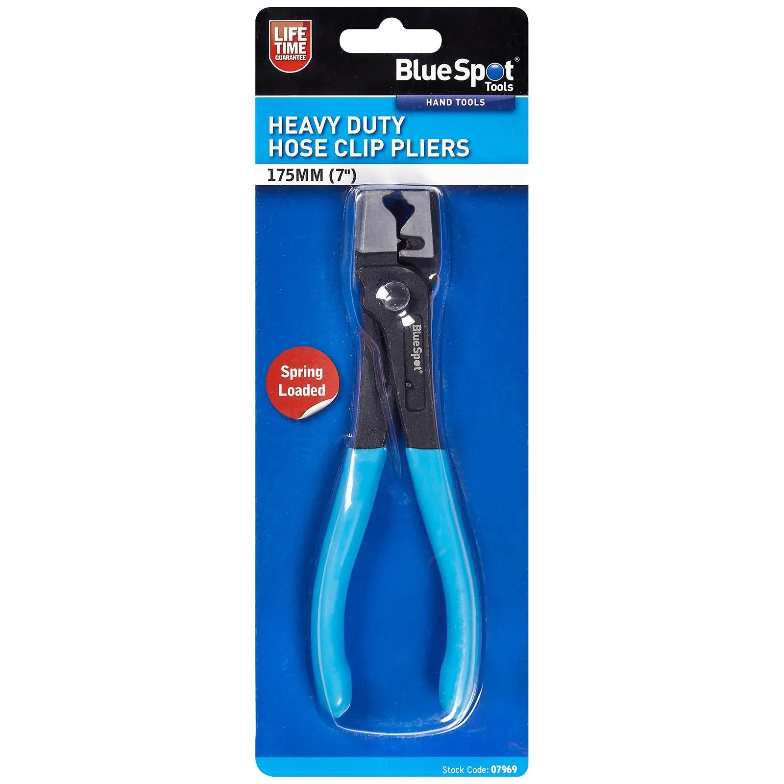 BlueSpot Hose Clip Pliers Spring Loaded Heavy Duty 175mm (7")