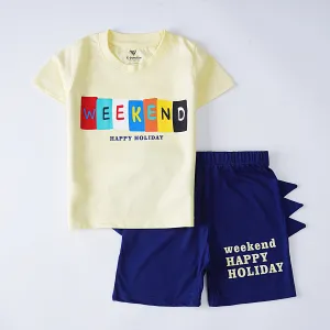 Boys Half Sleeves 2 Piece Suit (weekend)