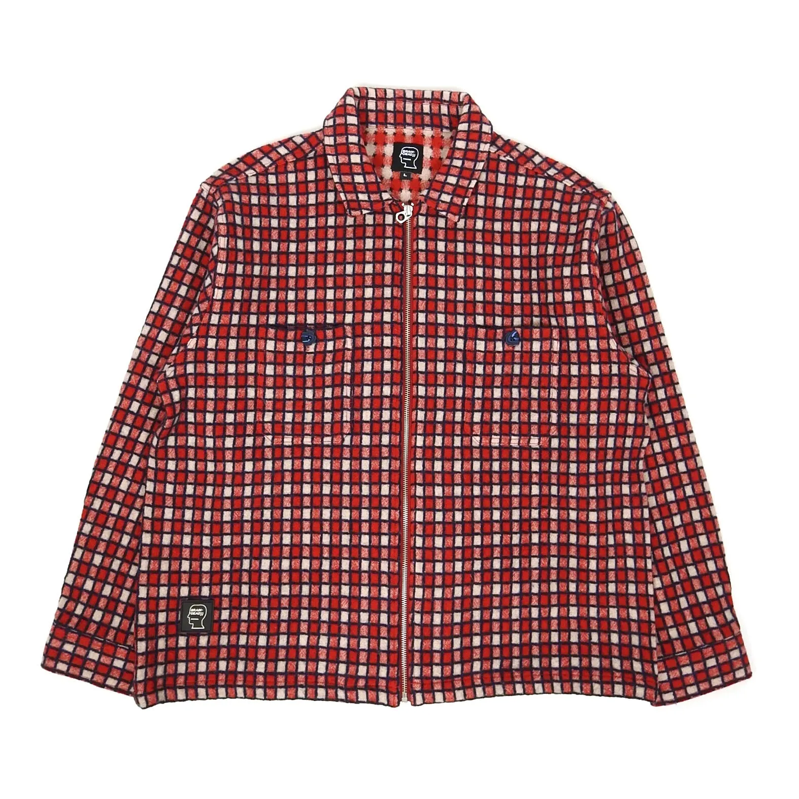 Braindead Zip Jacket Size Large