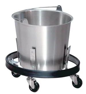 Bucket Kick W/Frame Wheeled S/S 13 Quart by Brewer