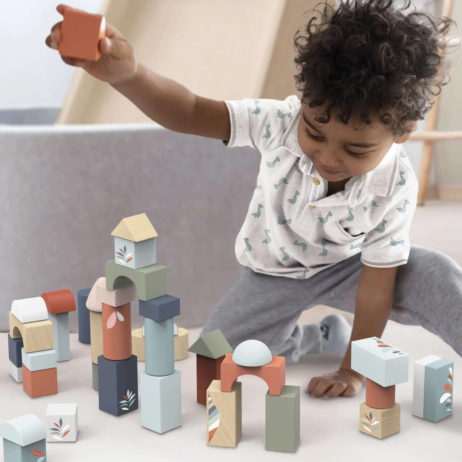 Building Blocks 50 piece set - 12M 