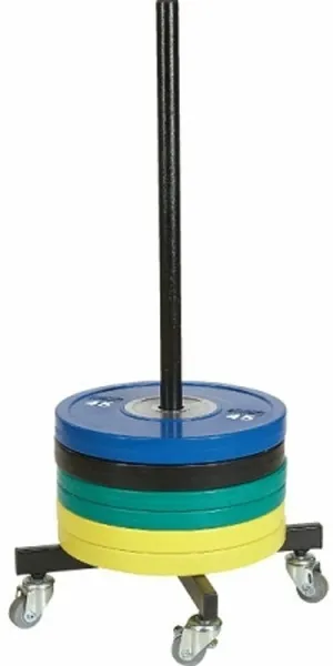 Bumper Plate Storage Rack / Trolley | 260kg Load Capacity