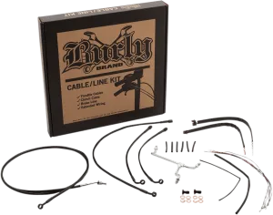 Burly Brand B30-1178 Handlebar Cable/Line Install Kit - Black