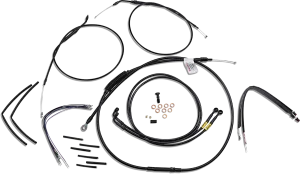 Burly Brand B30-1201 T-Bar Cable and Brake Line Kit - 14in.