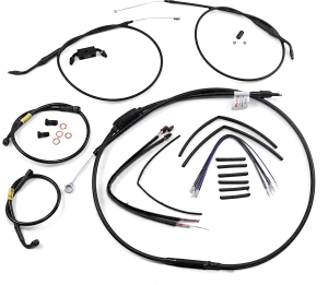 Burly Brand B30-1210 T-Bar Cable and Brake Line Kit - 12in.