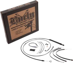 Burly Brand B30-1256 Handlebar Cable/Line Install Kits - Black