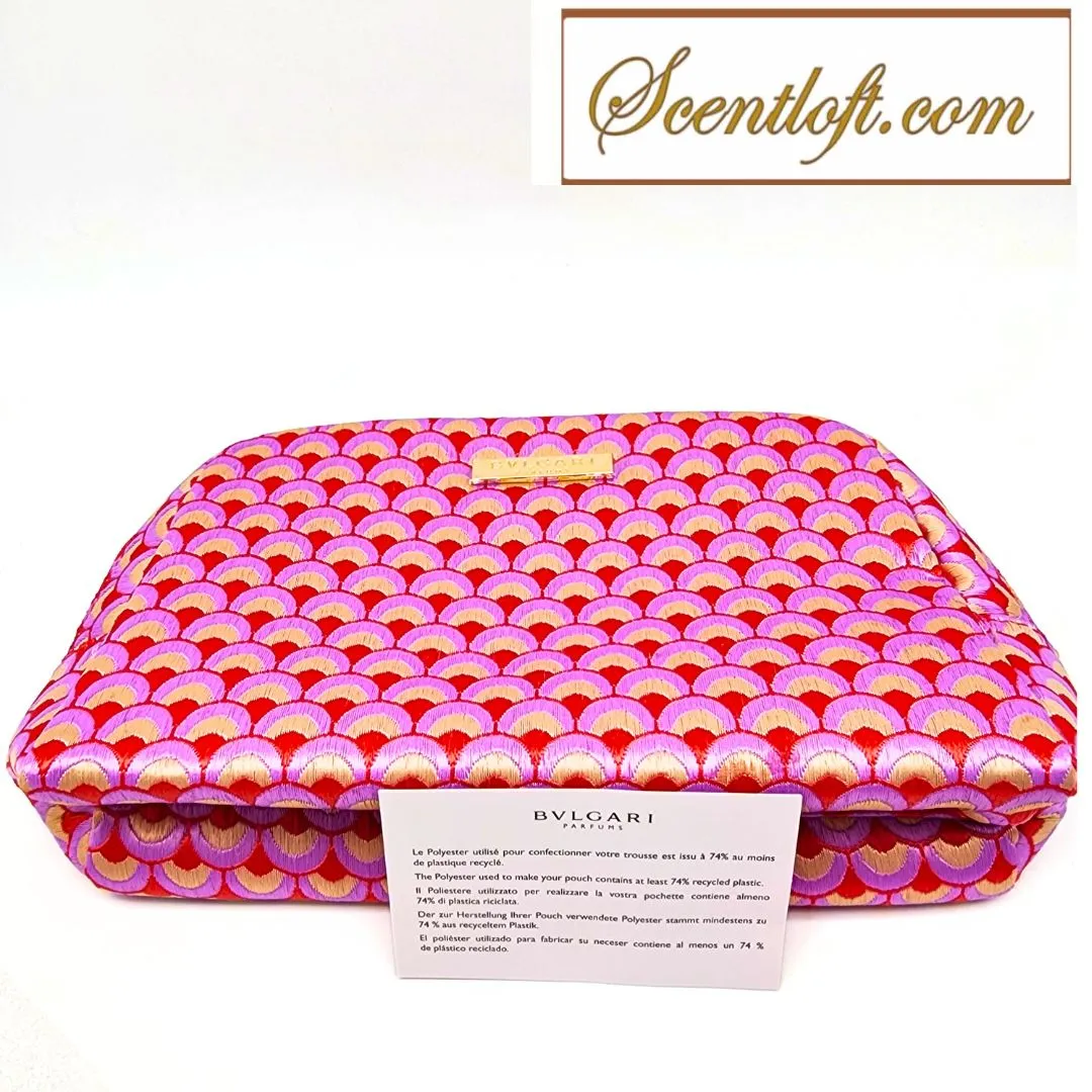 BVLGARI PARFUMS Elegant Cosmetic Pouch / Clutch