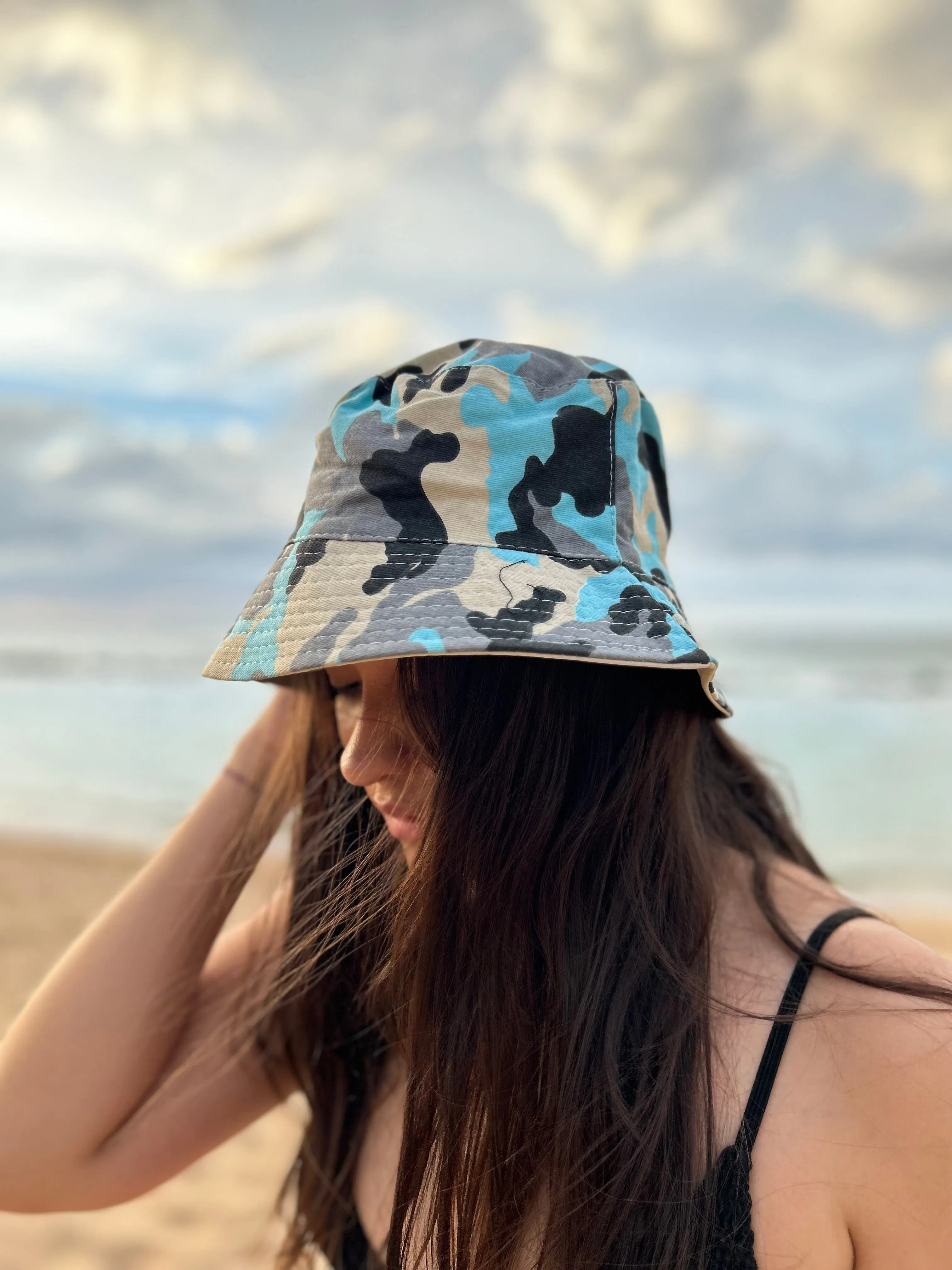 CAMO BUCKET HAT