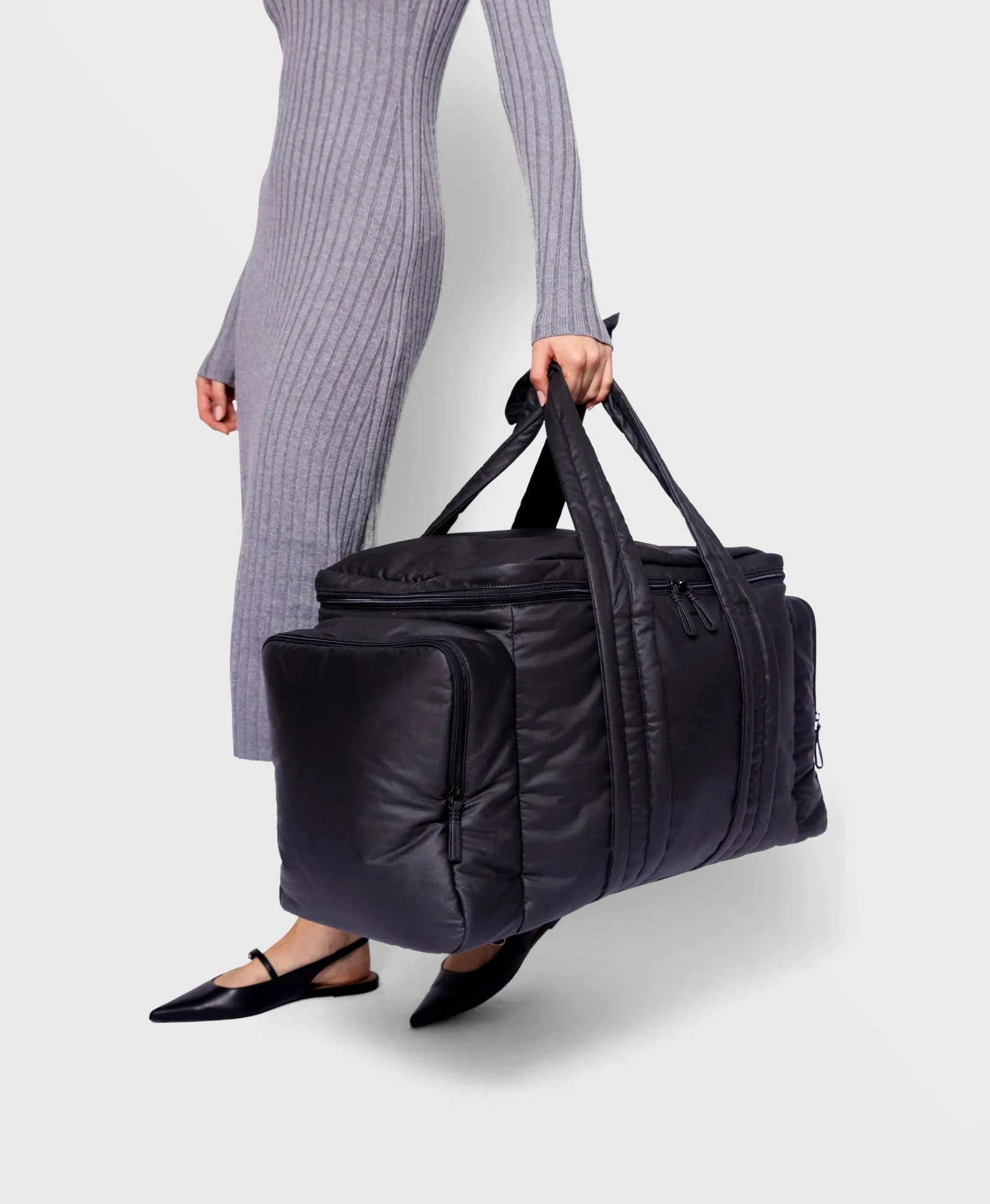 Caraa Baby Hospital Bag | Black Organic Cotton