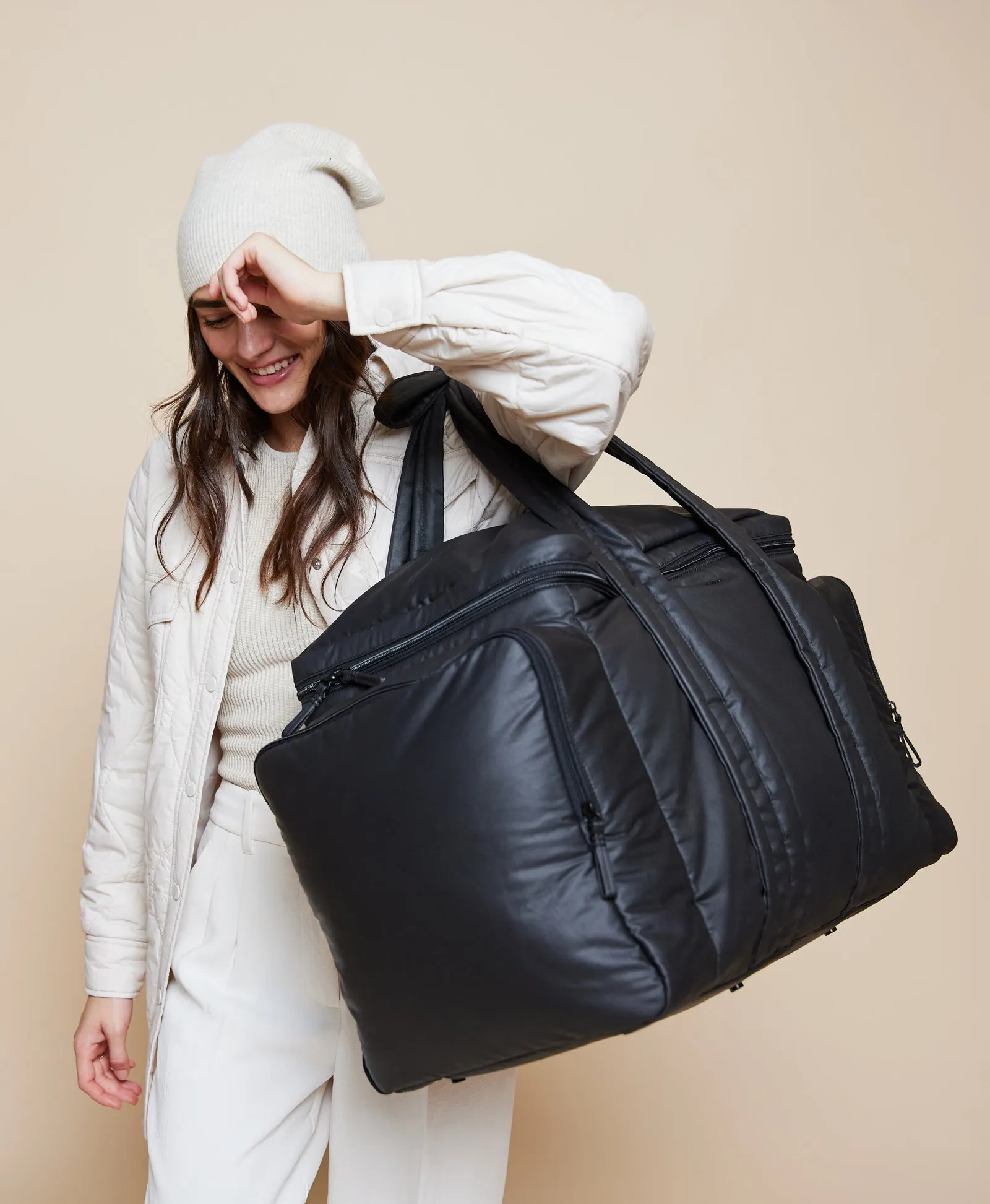 Caraa Baby Hospital Bag | Black Organic Cotton