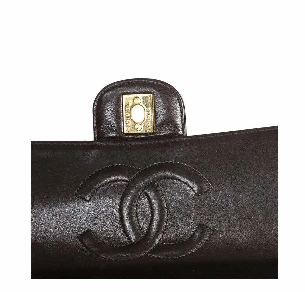 Chanel Brown Top Handle Bag