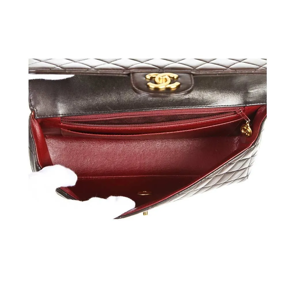 Chanel Brown Top Handle Bag