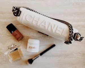 Chanel | Calfskin Beige Boy Bag | Old Medium