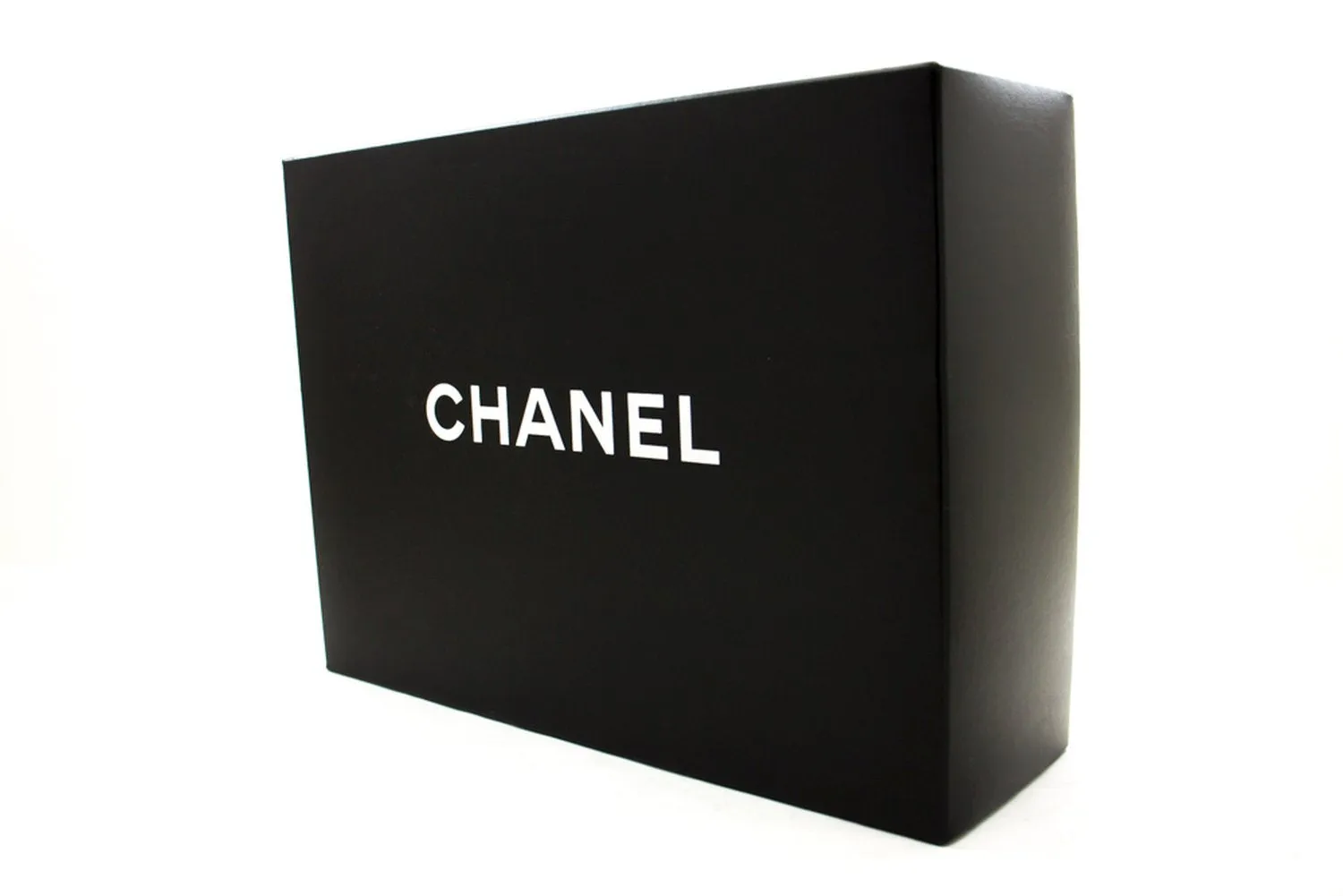 CHANEL Classic Large 11" Chain Shoulder Bag Black Grained Calfskin h58