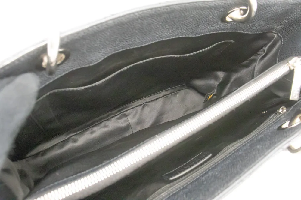CHANEL Grained Calfskin GST 13" Grand Shopping Tote Chain Shoulder p22