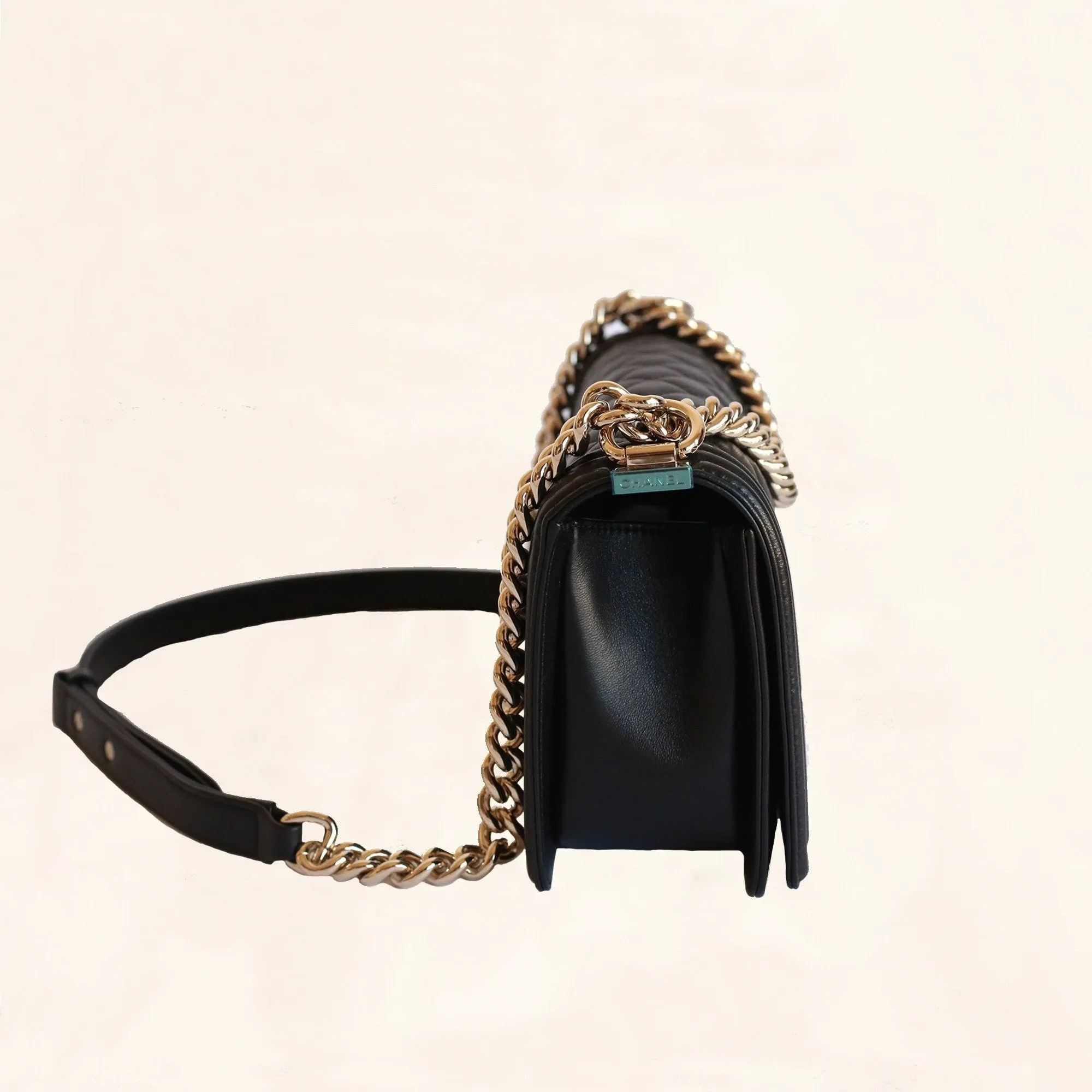 Chanel | Lambskin Leather Boy Flap Bag | Old Medium