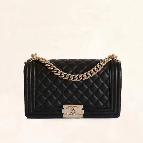 Chanel | Lambskin Leather Boy Flap Bag | Old Medium
