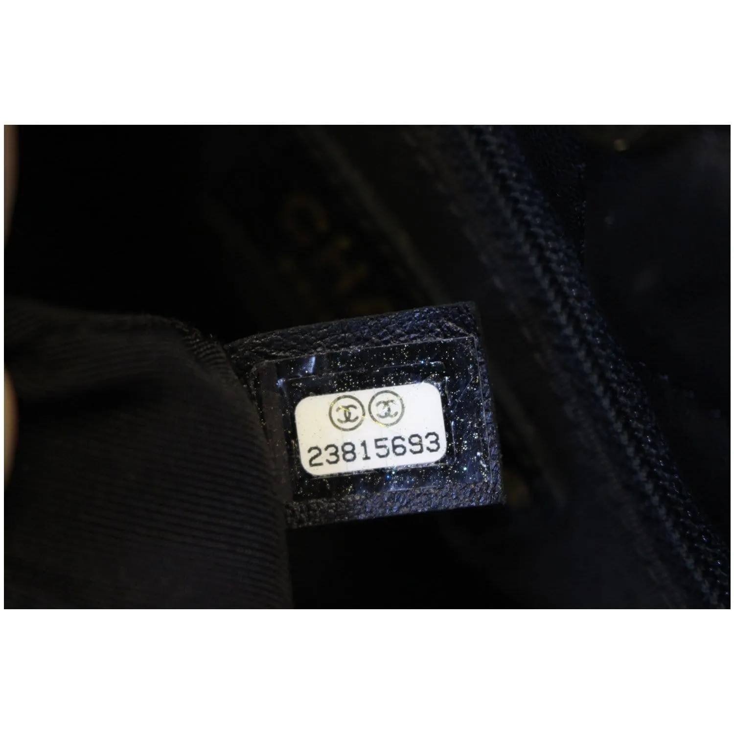 CHANEL Large Shopping Flap Shoulder Bag Black