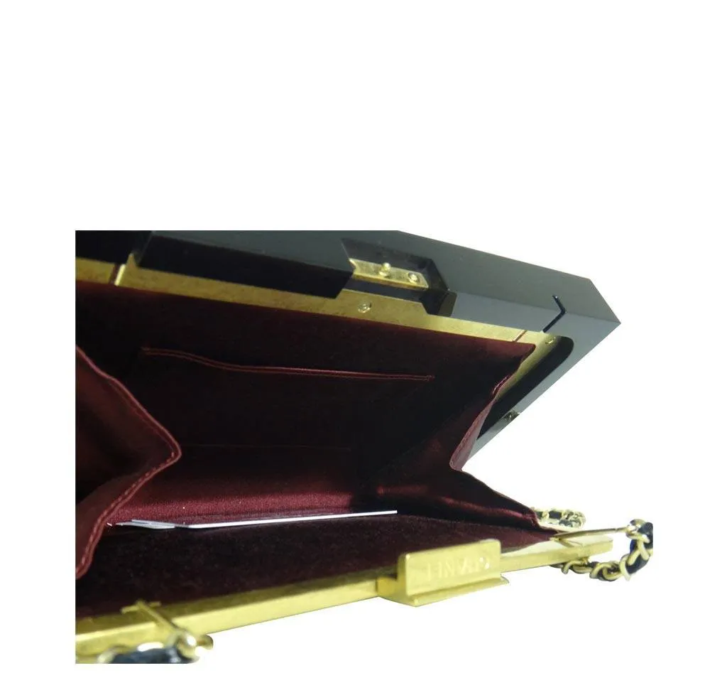Chanel Runway Plexiglass Frame Bag Black