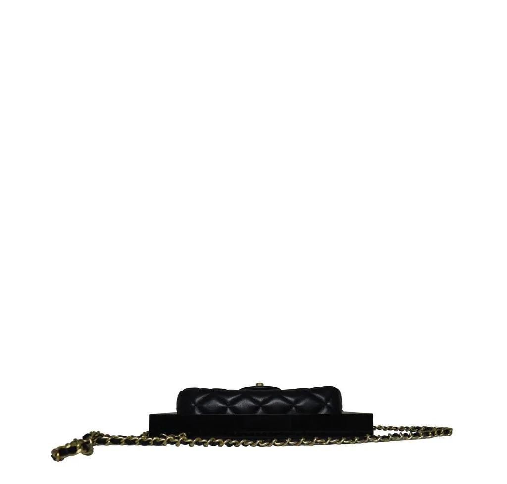 Chanel Runway Plexiglass Frame Bag Black