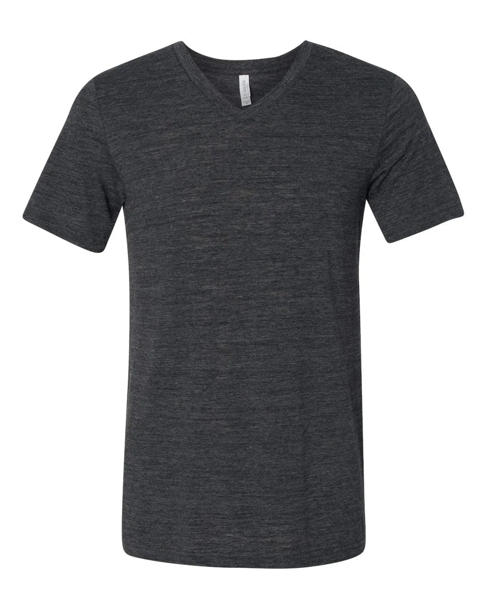 Charcoal Black V Neck Top - T9567BK