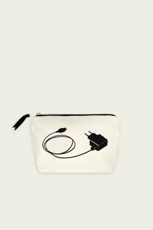 Charger Pouch in Cream