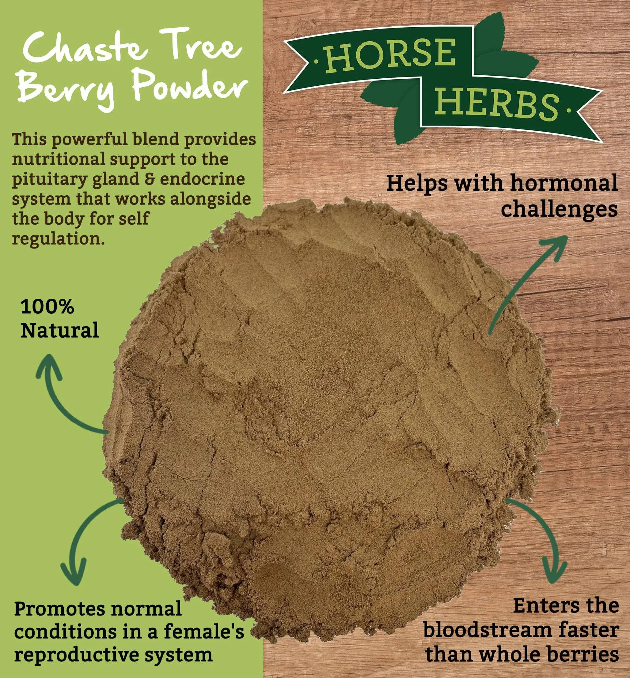 Chaste Tree Berry Powder (Angnus Castus)