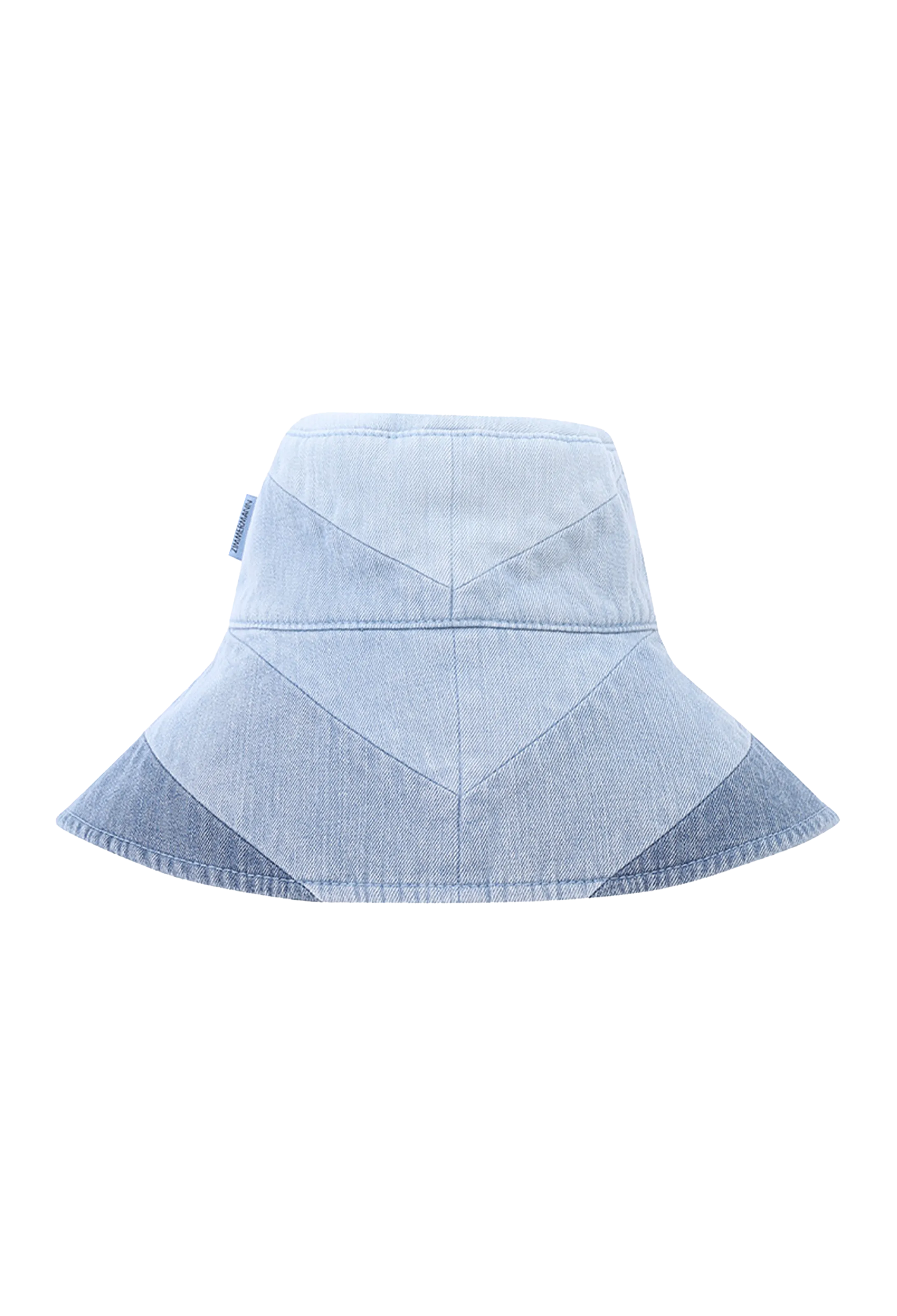 Chevron Denim Bucket Hat