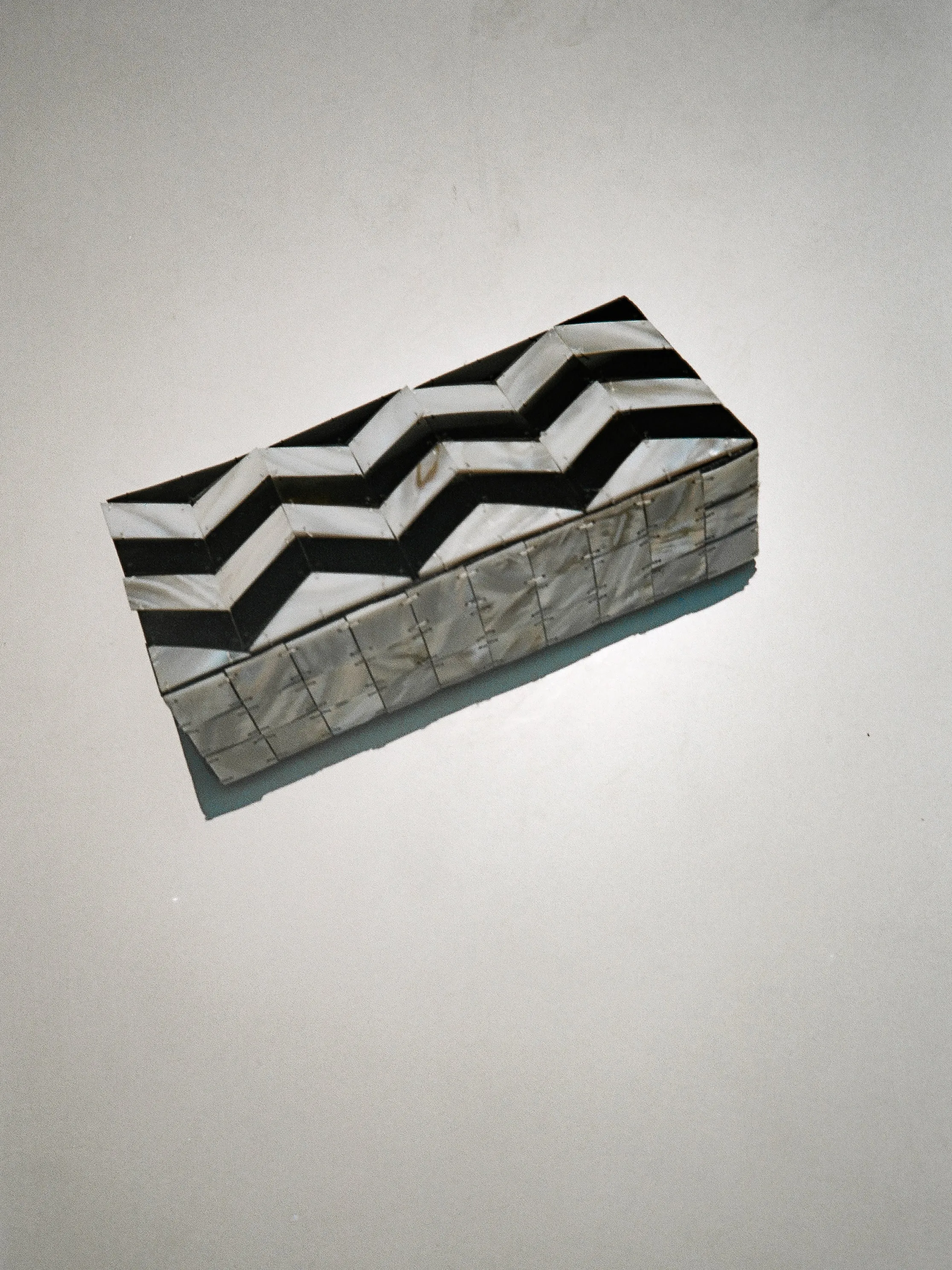 Chevron Shell Clutch