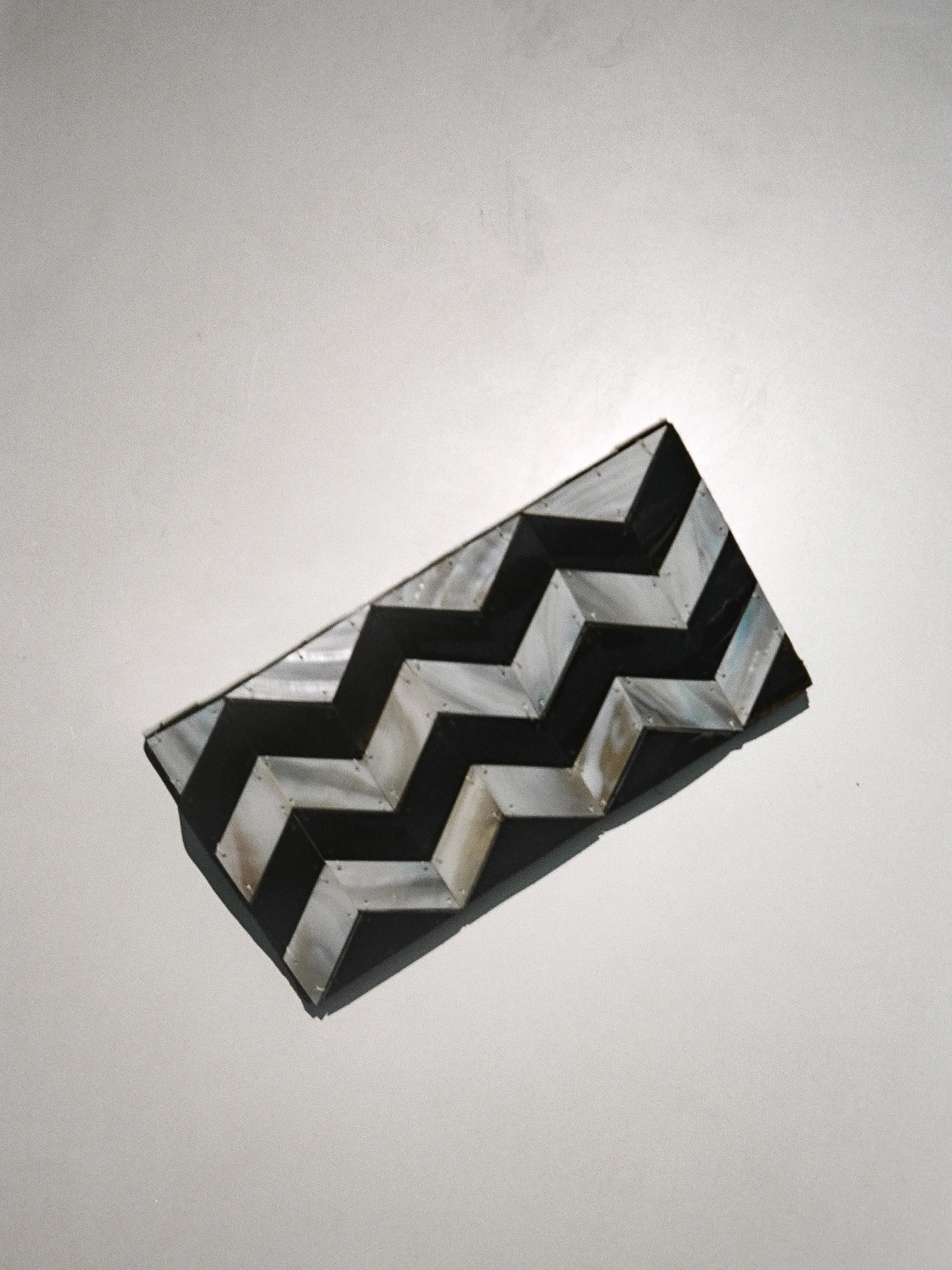 Chevron Shell Clutch