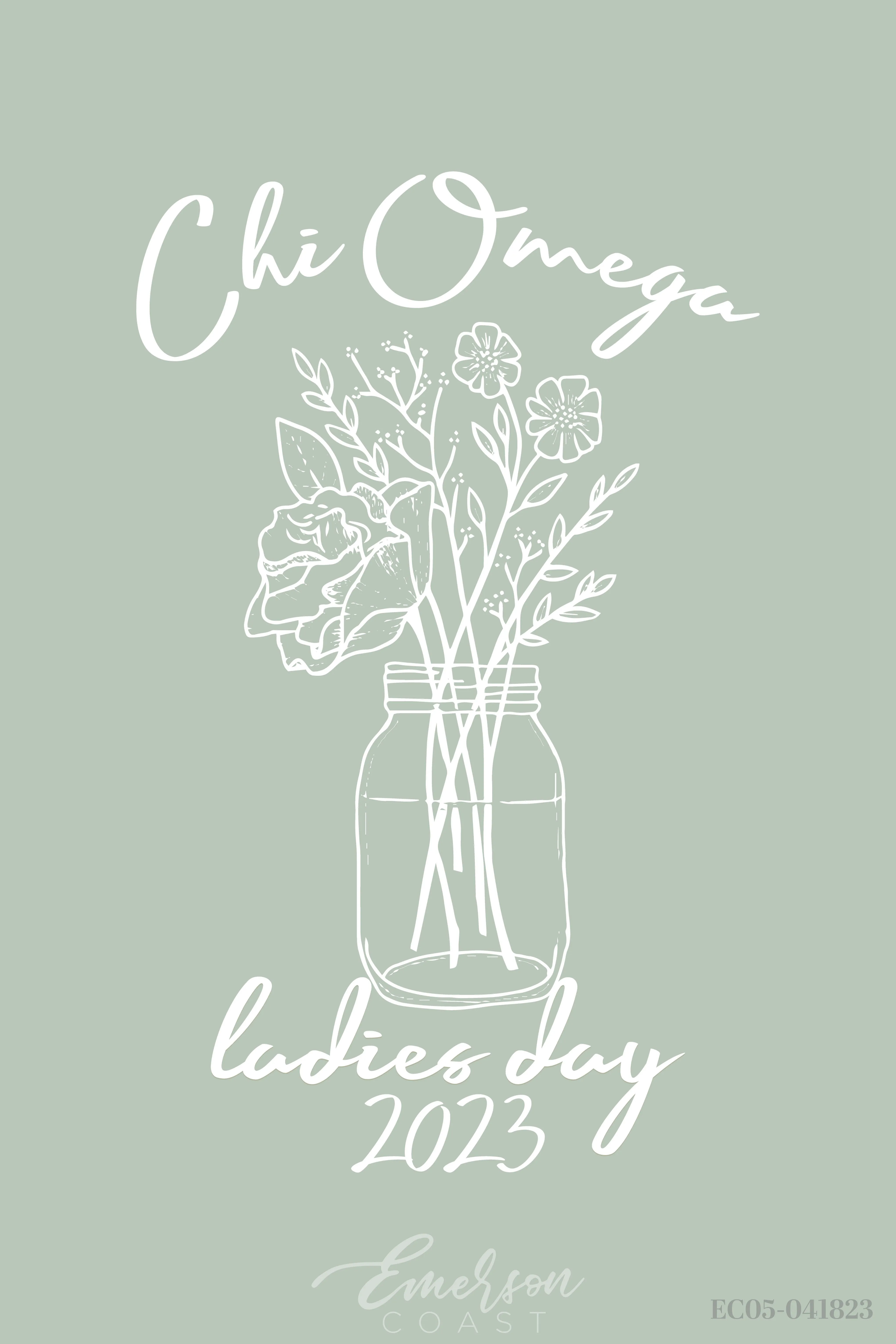 Chi Omega Hanover College Mom's Day T-Shirt