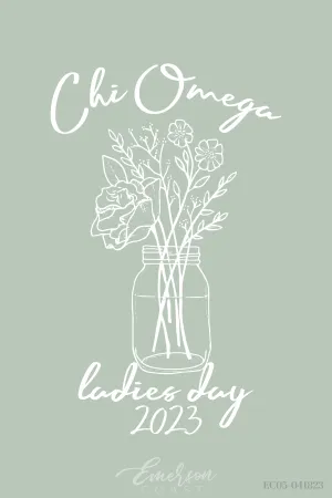 Chi Omega Hanover College Mom's Day T-Shirt