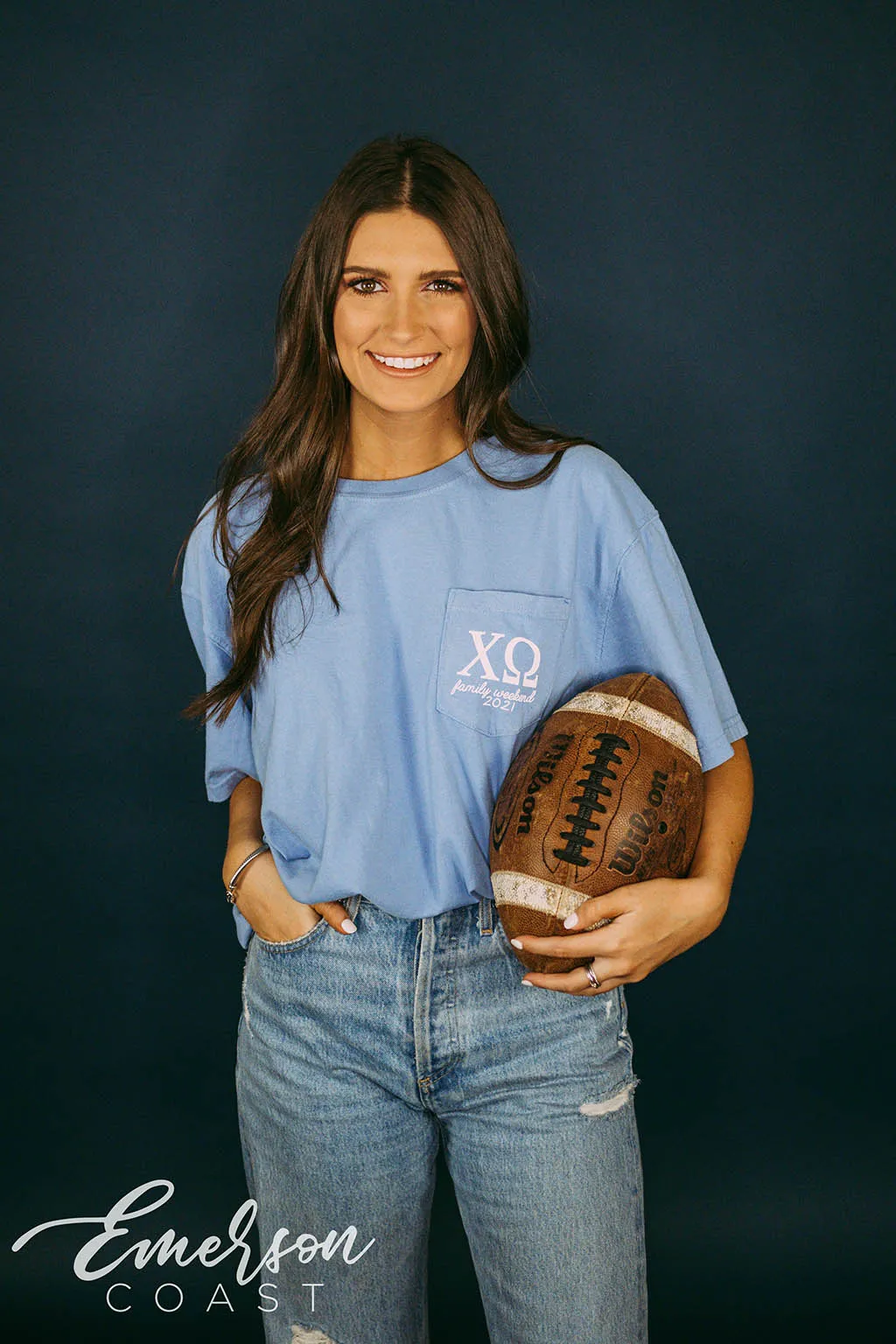 Chi Omega Map Family Weekend Tee
