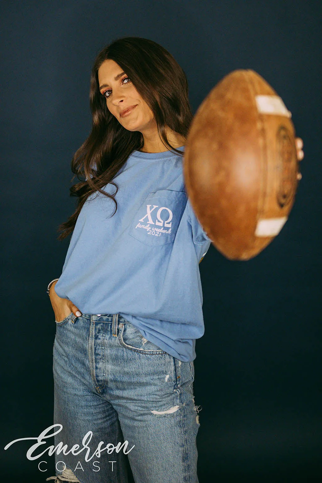 Chi Omega Map Family Weekend Tee
