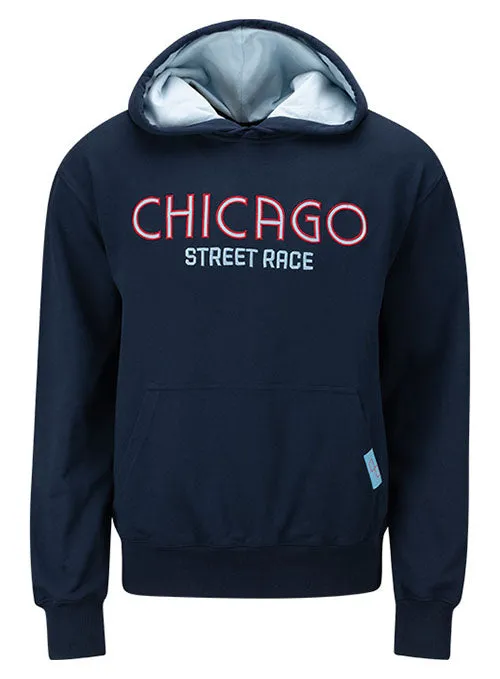 Chicago Street Race Applique Hoodie