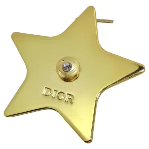 Christian Dior Gold Tone Star Pin